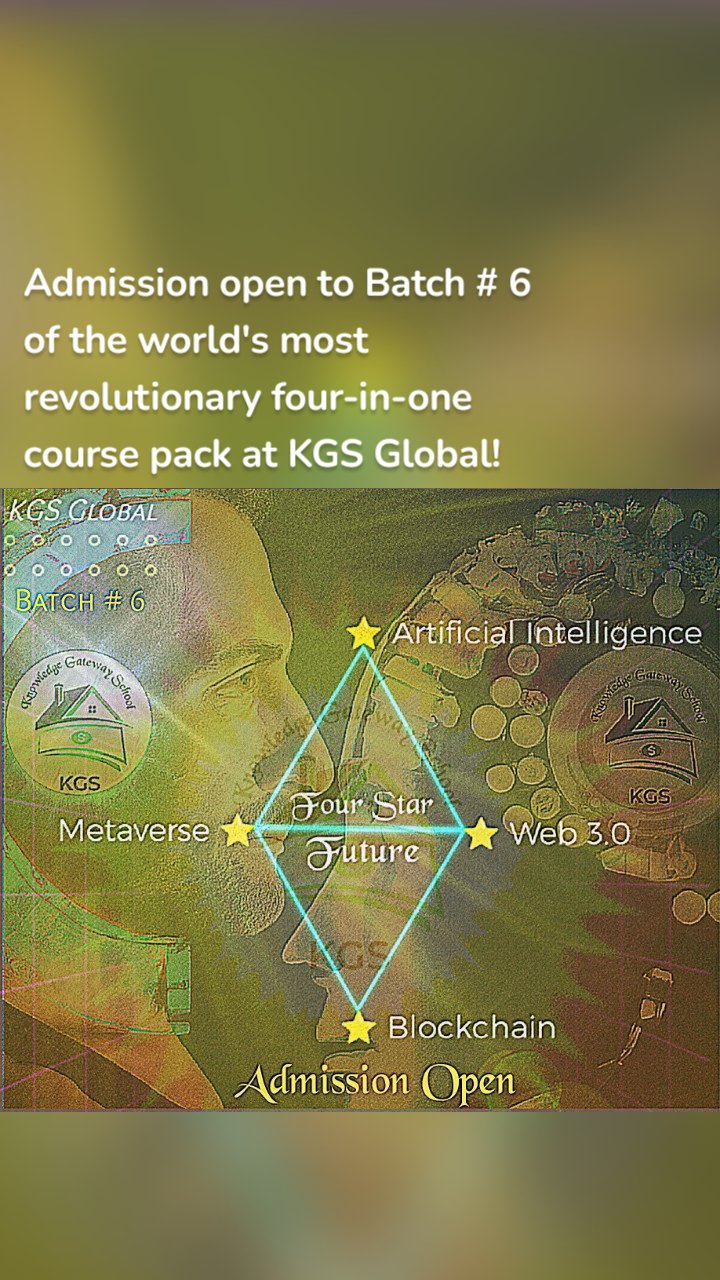 Admission open to Batch # 6 of the world's most revolutionary four-in-one course pack at KGS Global!