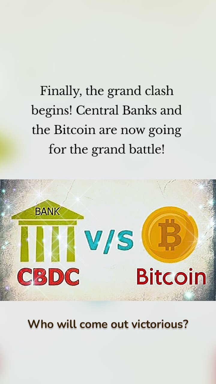 Finally, the grand clash begins! Central Banks and the Bitcoin are now going for the grand battle! Who will come out victorious?